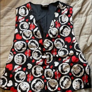 vintage 1990’s betty boop vest💌